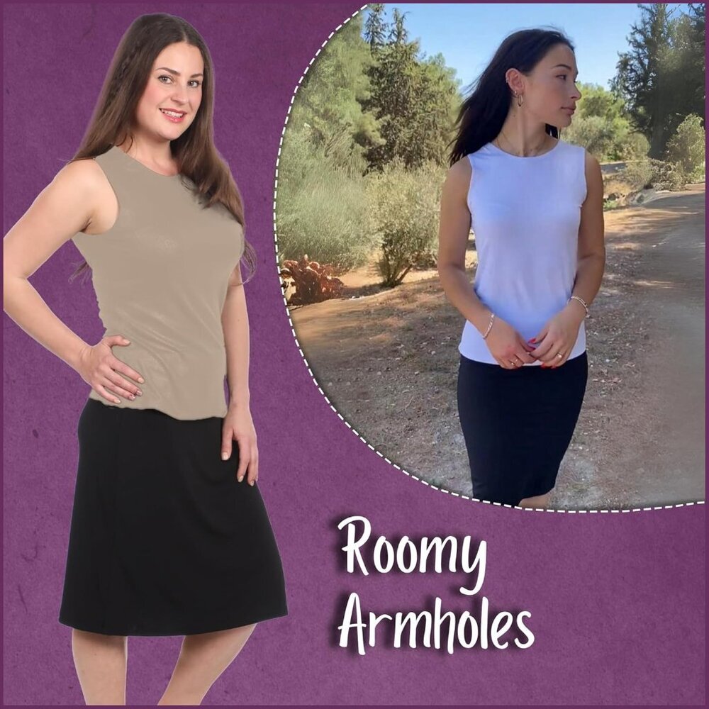 Comfortable High Neck Sleeveless Tank for Women - Versatile Layering Essential - Picture 3 of 5